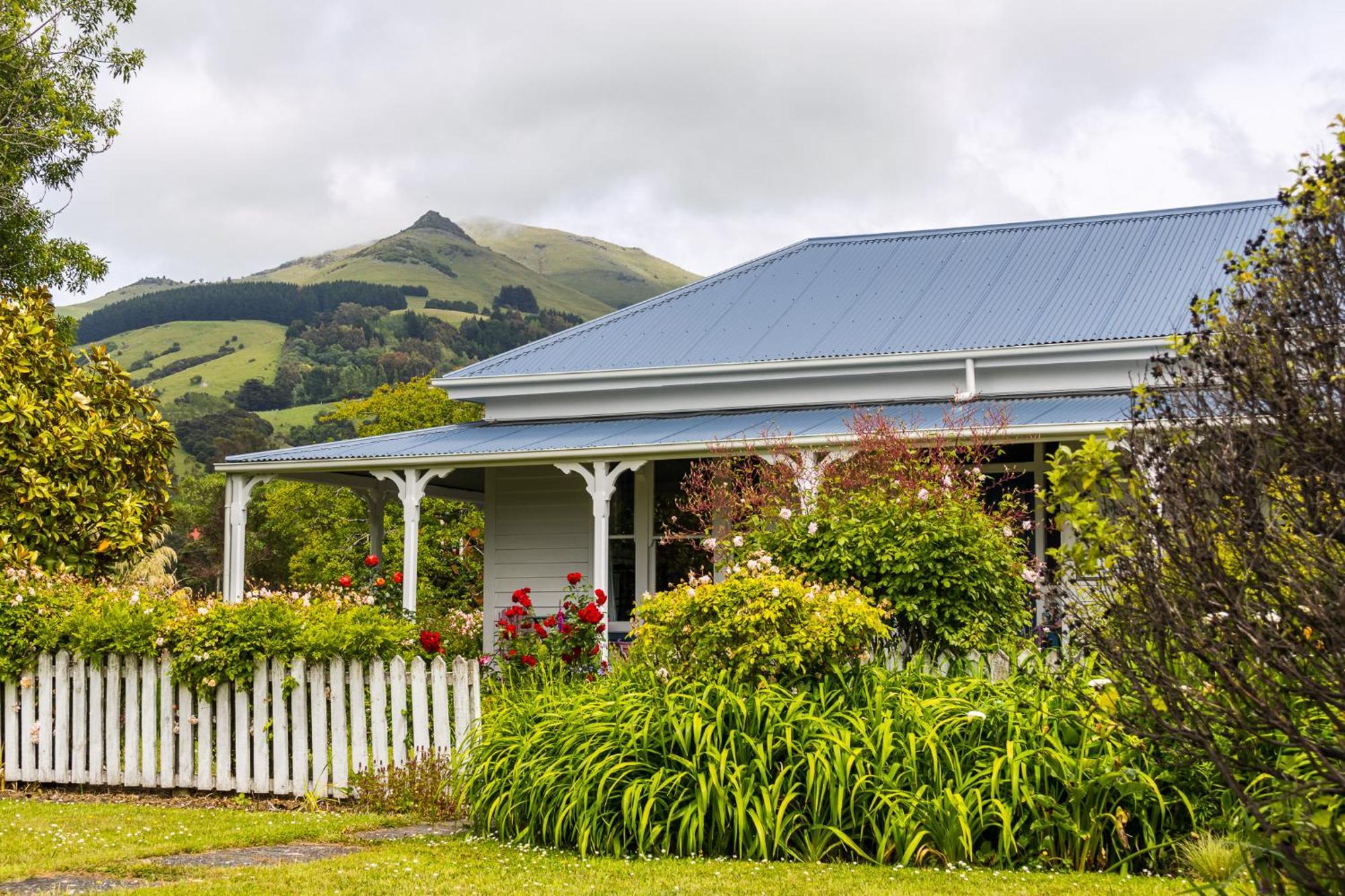 Halfmoon Cottage Akaroa Kültér fotó